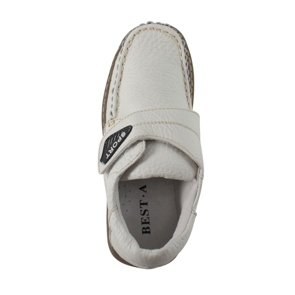 Мокасины BEST.A C805-OV BEST.A Мокасины для мальчика,белый - фото 3
