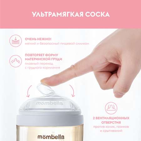 Набор для кормления Mombella Anti-Colic 210 мл