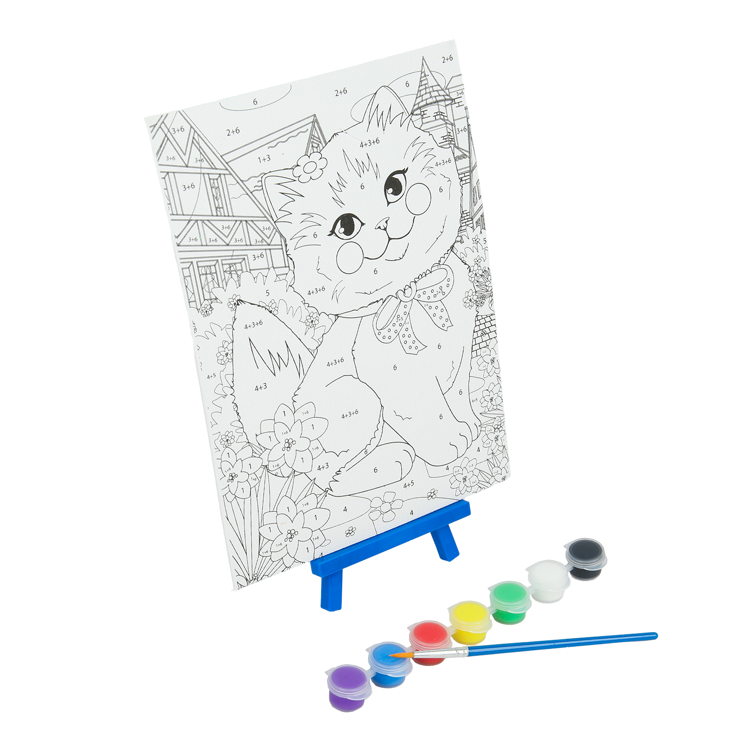 Картина по номерам Multiart Милая кошечка - фото 3