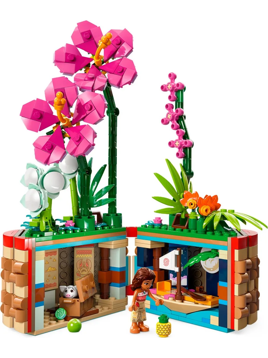 Конструктор LEGO Disney Princess Цветочный горшок Моаны 619 дет. - фото 5