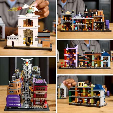 Конструктор LEGO Harry Potter Магазины Косого переулка блочный