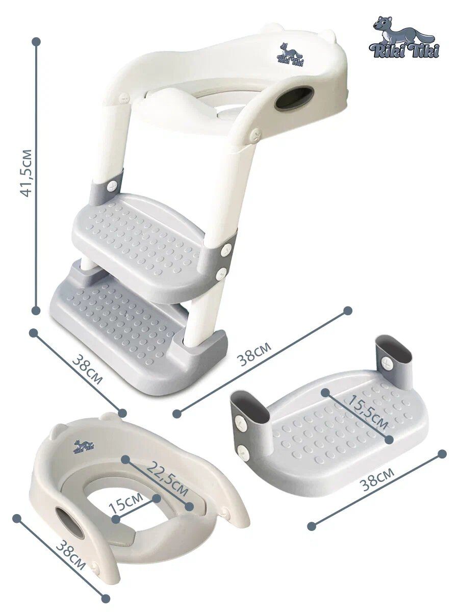 Накладка на унитаз RIKI TIKI baby розовый - фото 3