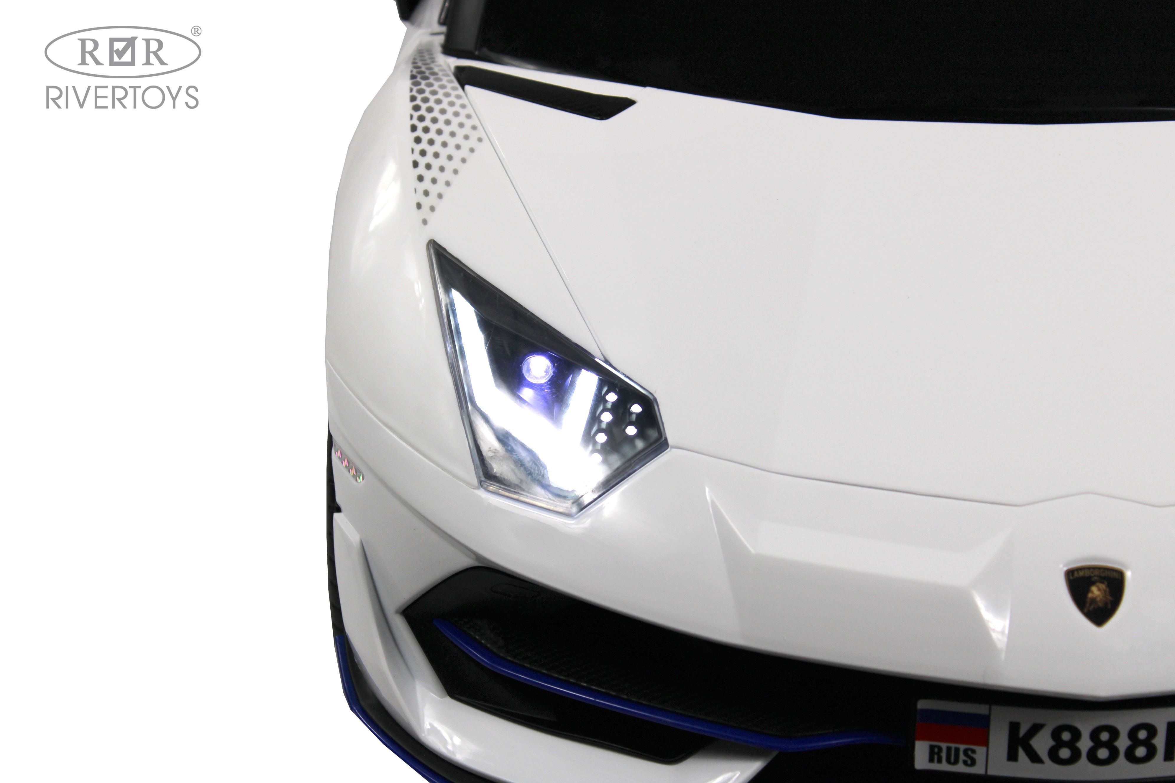 Электромобиль RIVERTOYS K888PX-WHITE С пультом ДУ - фото 19