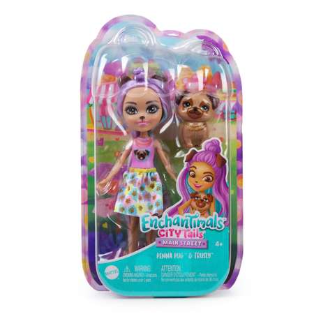 Кукла мини Enchantimals Трасти с питомцем
