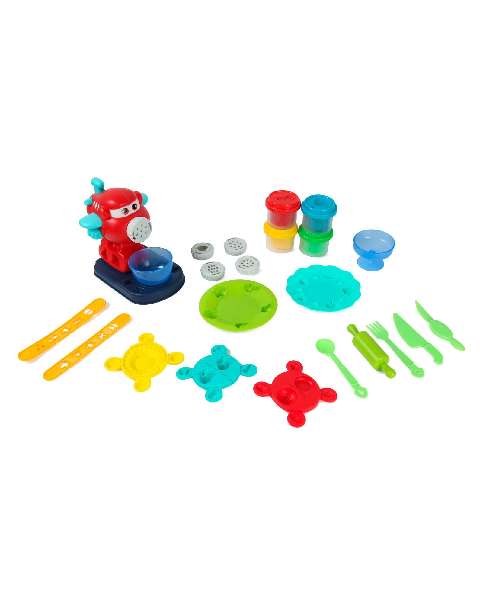 Тесто для лепки Attivio Самолетик 4 цв. - фото 3