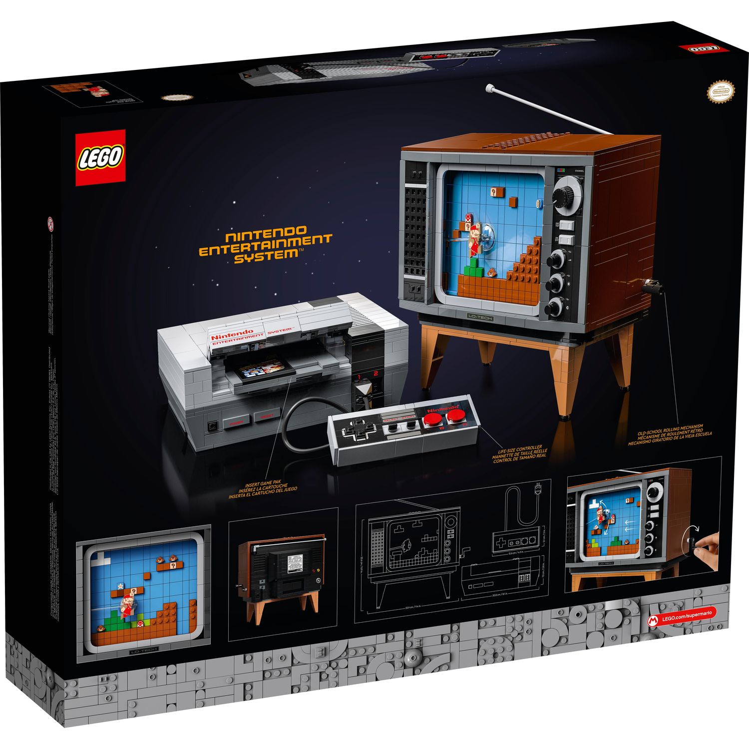 Конструктор LEGO Super Mario Nintendo Entertainment System 2646 дет. - фото 14