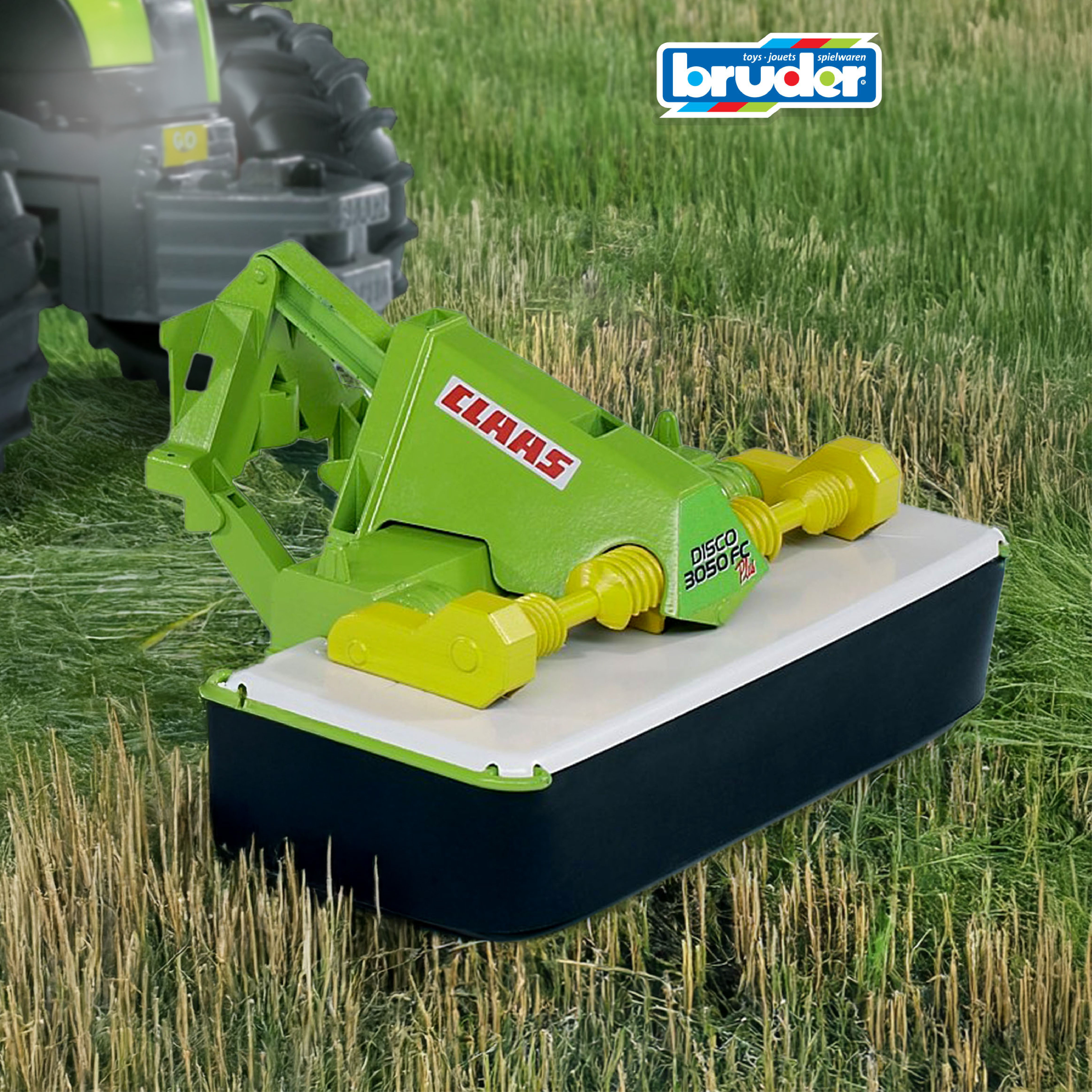 Прицеп Bruder Claas Фронтальная дисковая косилка 1:16 02-324 - фото 1