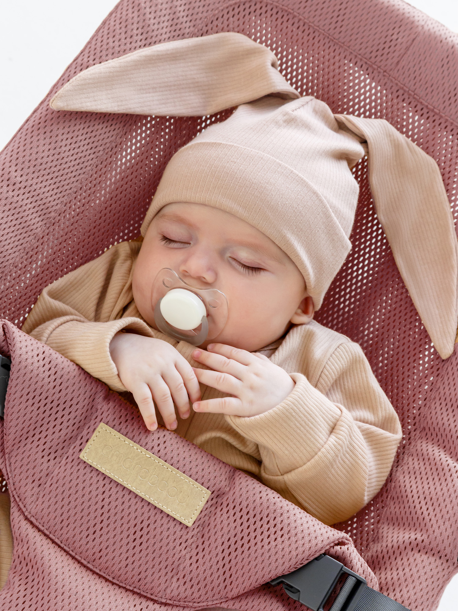 Шезлонг Amarobaby Baby relax розовый - фото 8