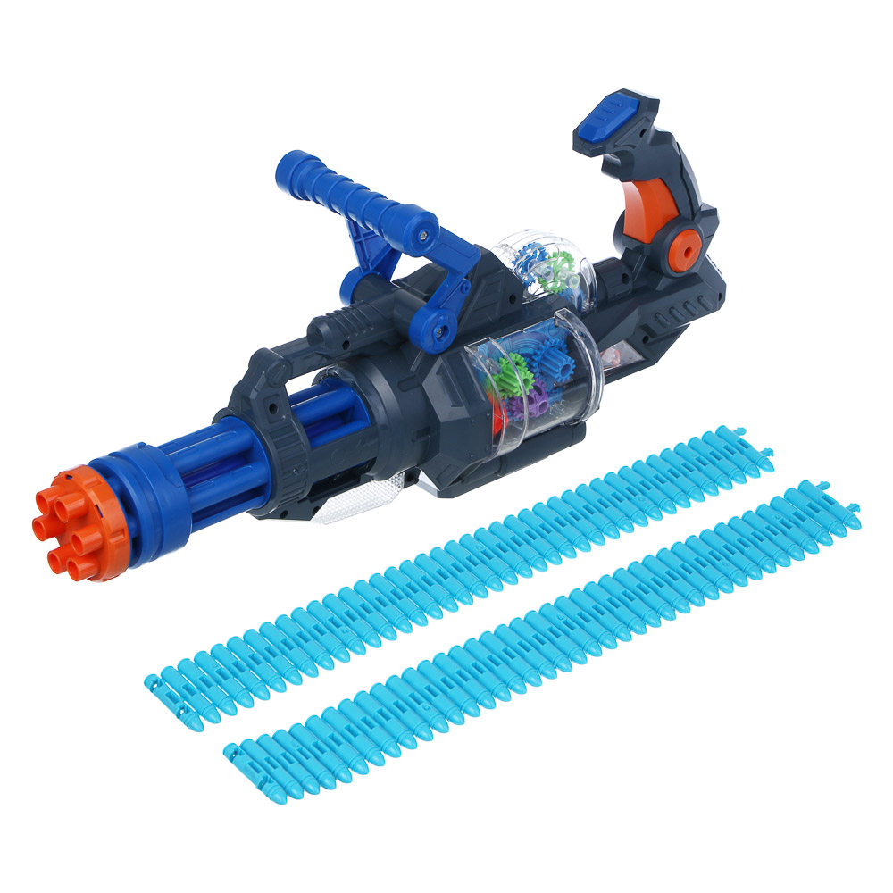 Бластер Игроленд Гатлинга со светом и звуком - фото 13