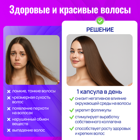 Биотин 5000 Green Leaf Formula для кожи для волос для ногтей витамины для женщин