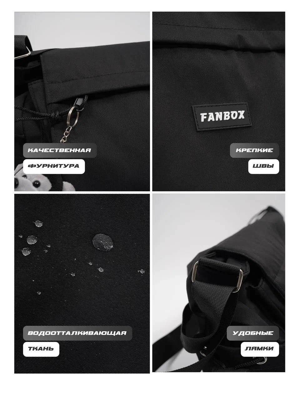 Сумка большая через плечо - фото 5