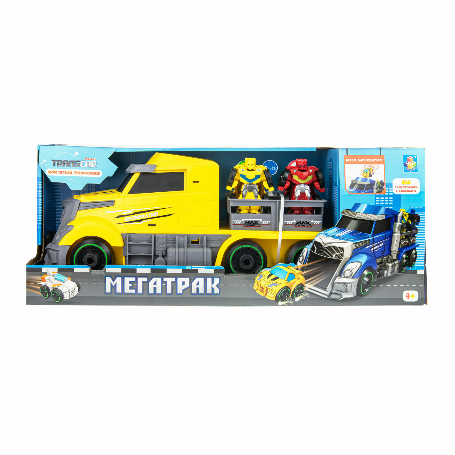 Игровой набор 1TOY Мой первый трансформер Т19437 - фото 12