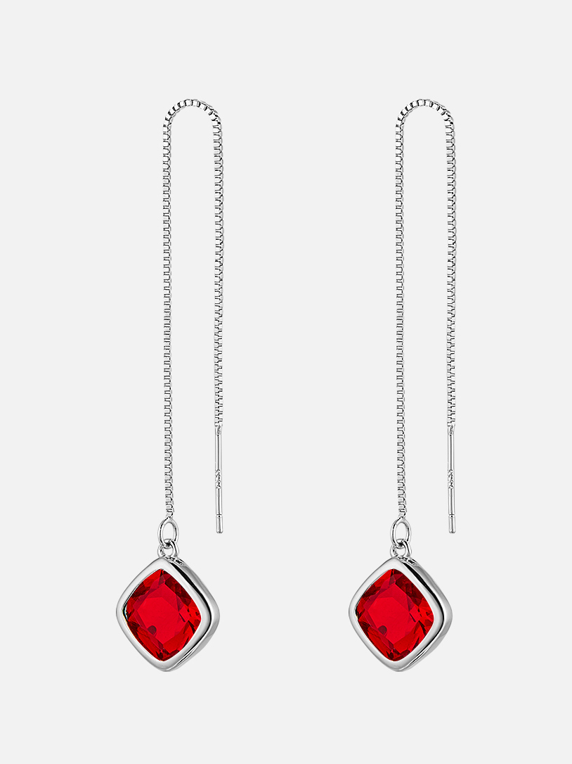Серьги Shine and Beauty 75912-9-КРАСН - фото 1