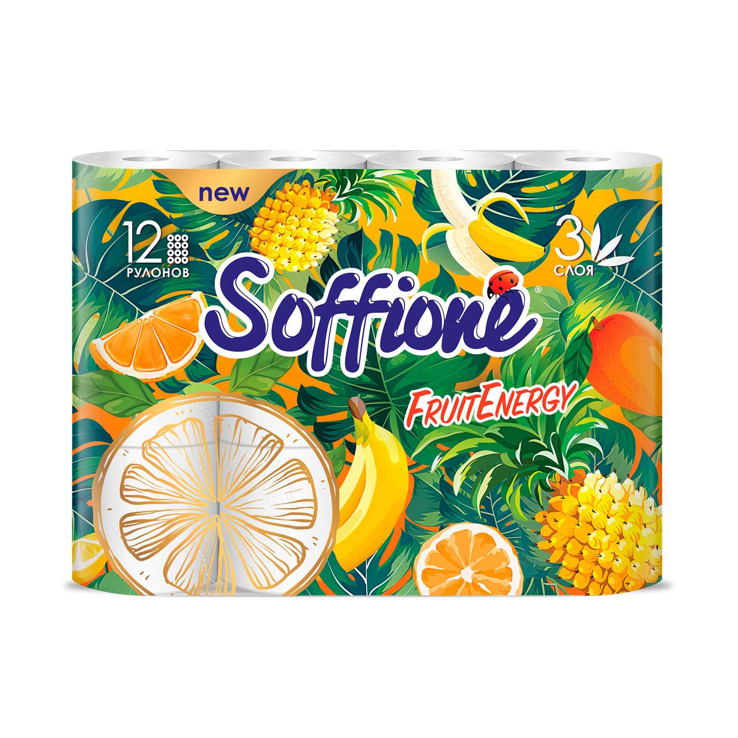 Туалетная бумага Soffione 12 шт. - фото 2