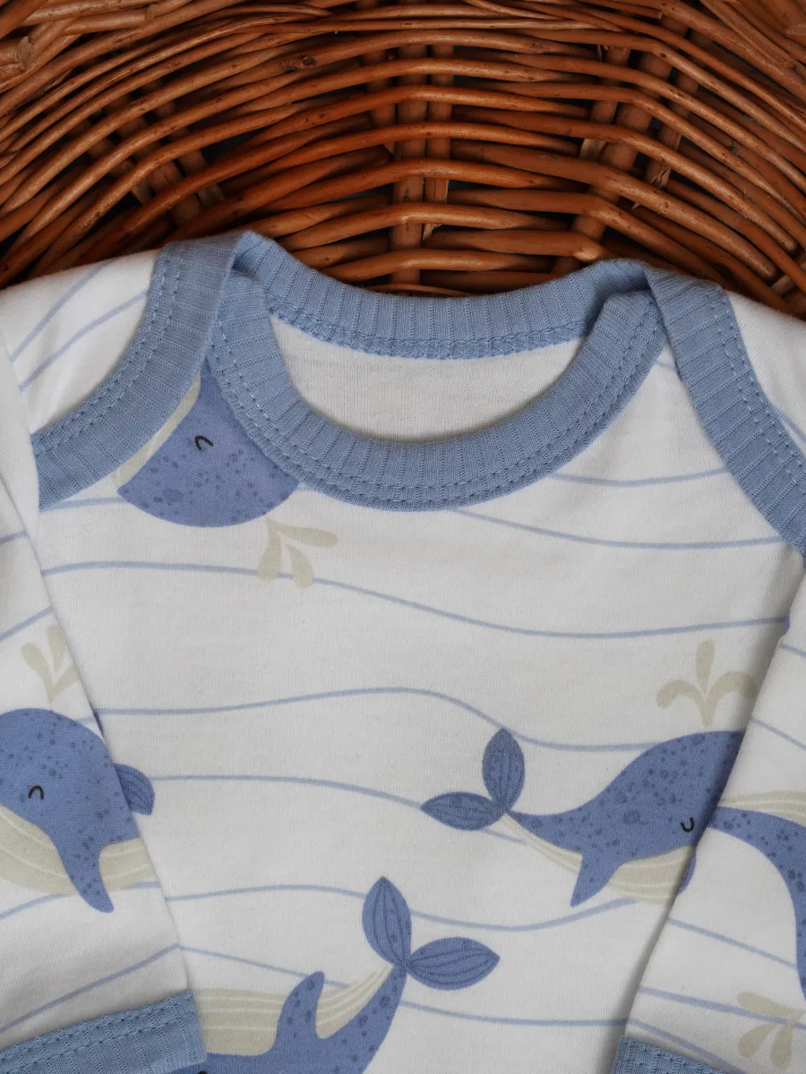 Боди 3 шт Супер Пупс нбр/3пр/бд/sk20/рубчик/морскаясказка - фото 7