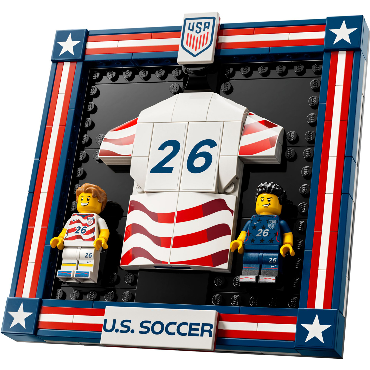 Конструктор LEGO Editions Футбольная форма США 2026 167 дет. - фото 4