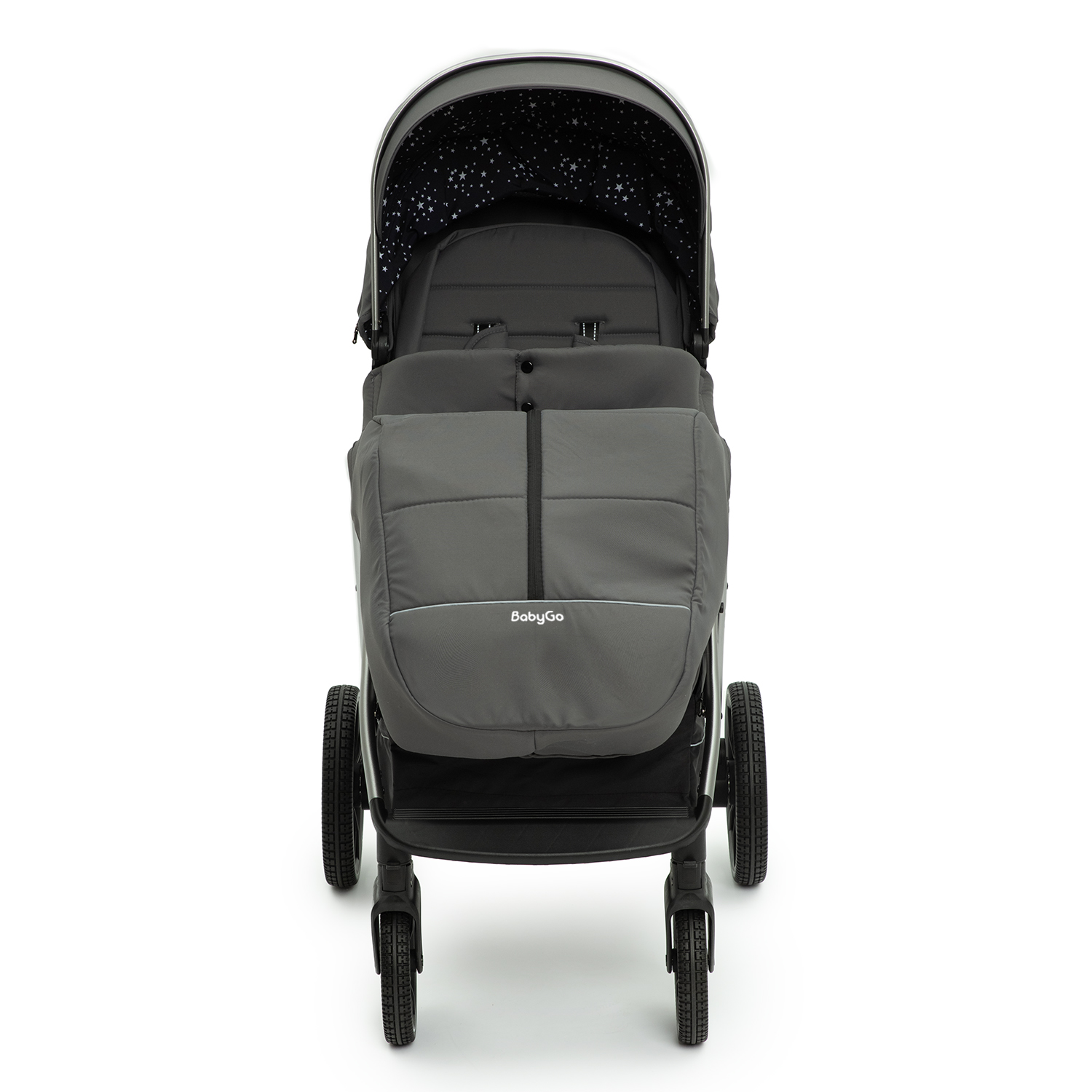 Коляска прогулочная BabyGo Cruise New серый - фото 18
