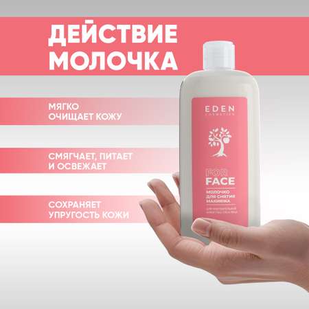 Молочко EDEN для снятия макияжа 250 мл