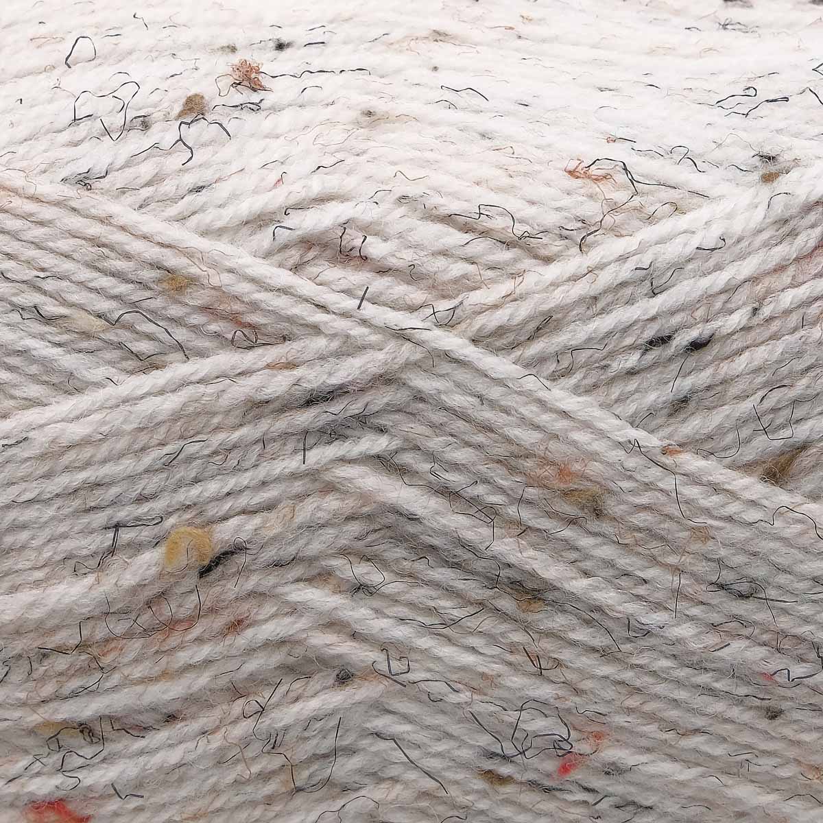 Пряжа YarnArt Tweed смесовая 100 г 300 м 220 белый 5 мотков - фото 2