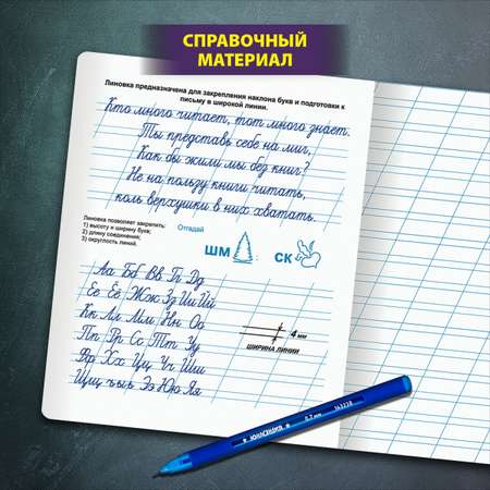 Общая тетрадь Юнландия косая линейка 12 лист. 10 шт.