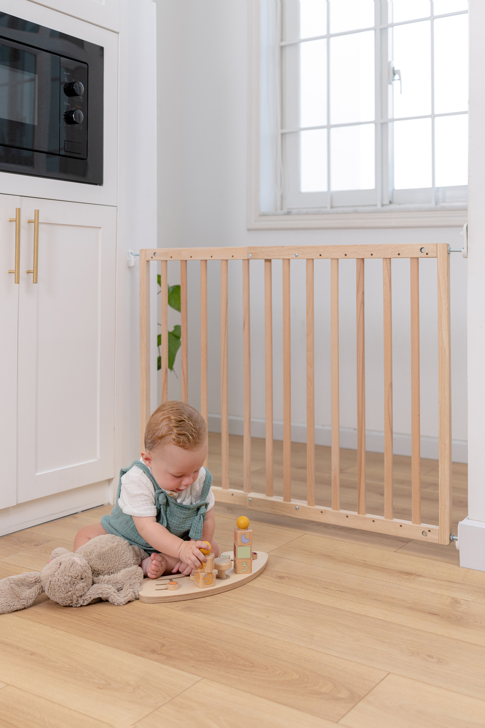 Ворота безопасности INDOWOODS дерево - фото 7