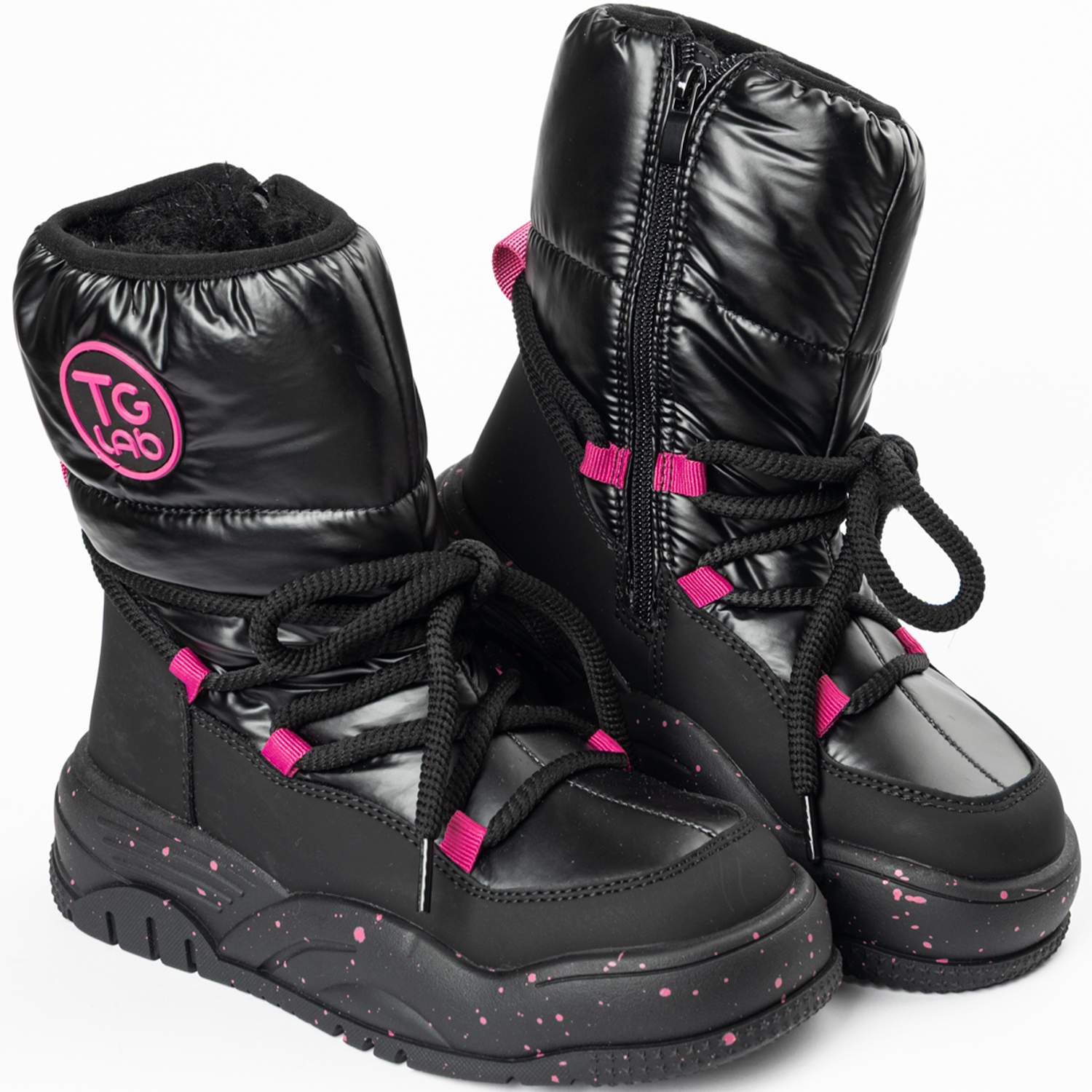 Дутики TikkaGo 8J07_2502-05_black-fuxia - фото 1