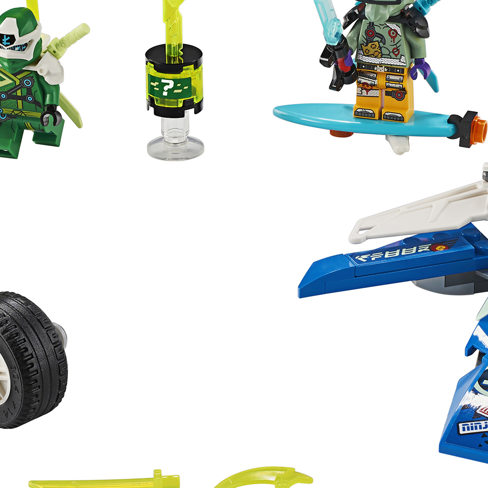 Конструктор LEGO NINJAGO Гонщики Джей и Ллойд 71709 183 дет. - фото 2