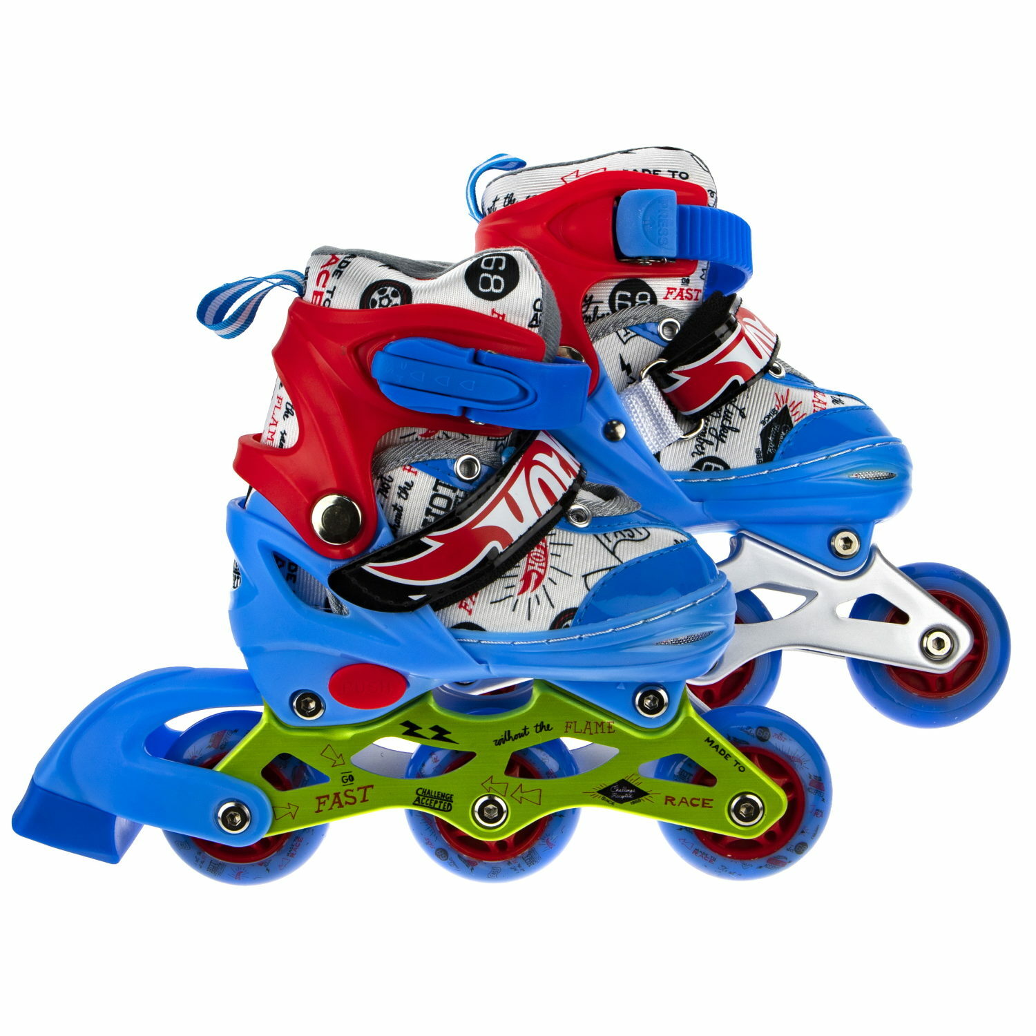 Роликовые коньки Hot Wheels M 34-37 - фото 4