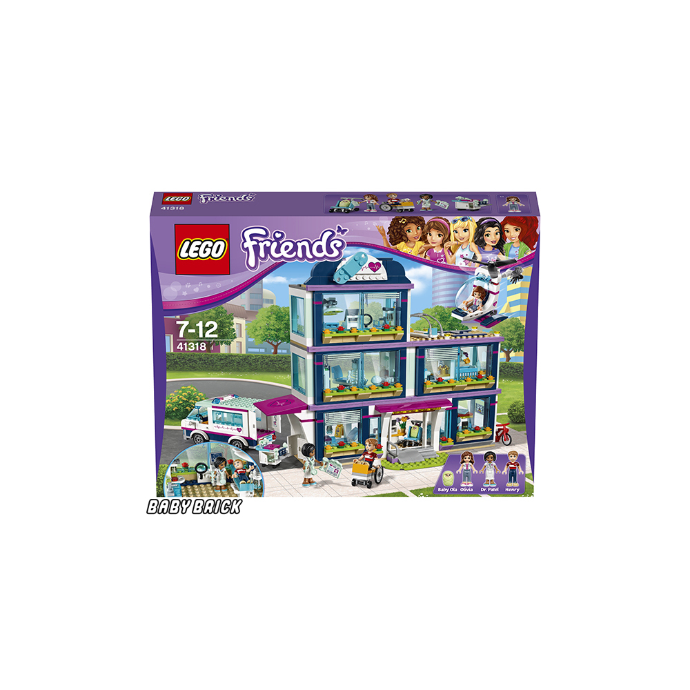 Конструктор LEGO Friends Клиника Хартлейк-Сити 41318 871 дет. - фото 1