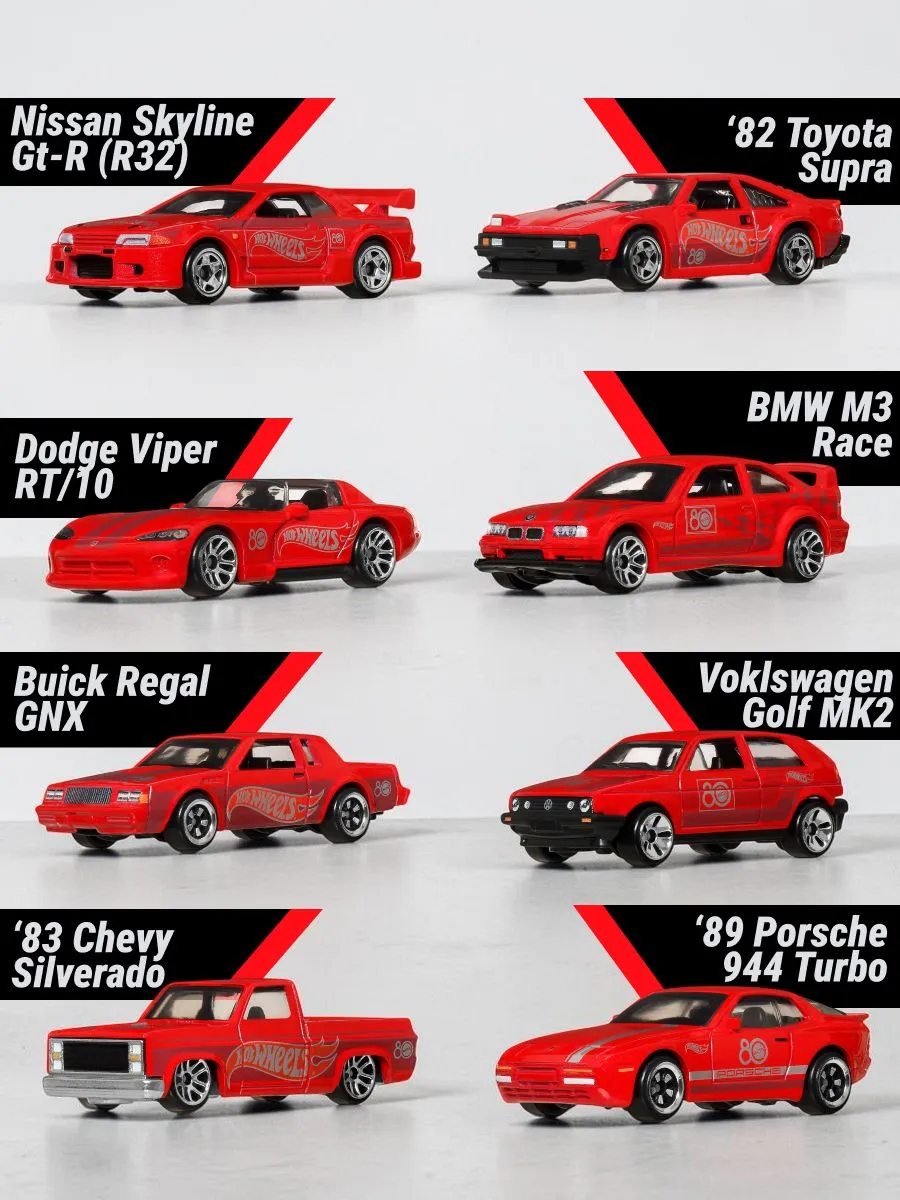 Автомобиль Hot Wheels Silver series 8шт 1:64 JGK09 - фото 1