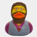 Игрушка Funny ducks Хипстер уточка для ванны 1328