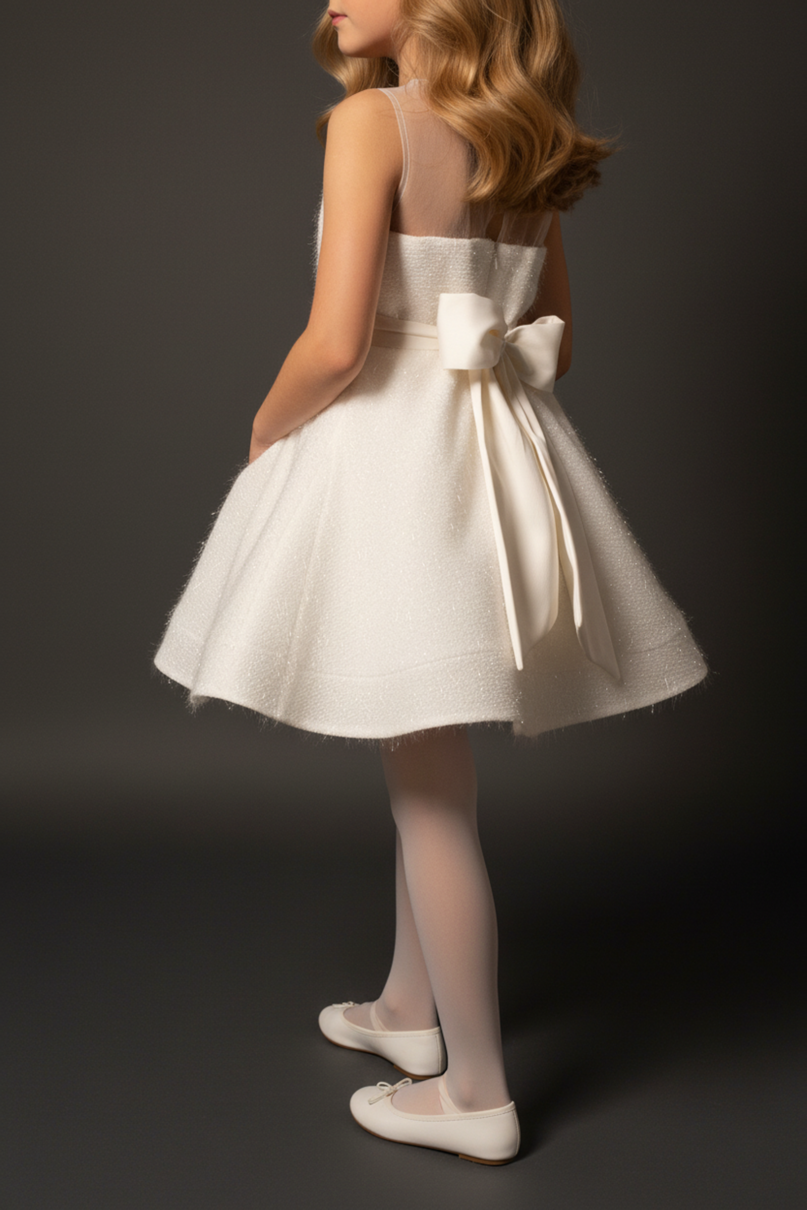 Платье Minilik Платье.Колокольчик.Белое - фото 3