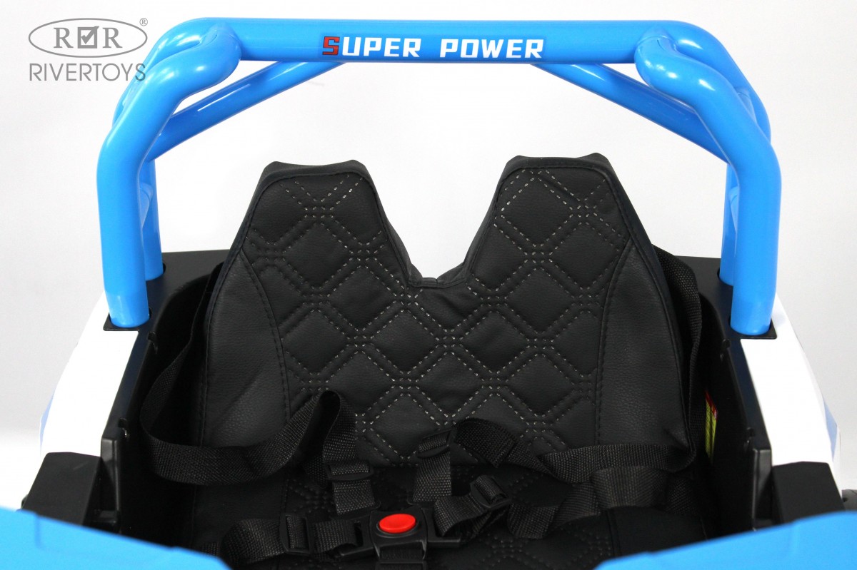 Электромобиль RIVERTOYS F888FF-A-BLUE С пультом ДУ - фото 9