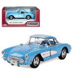 Автомобиль KINSMART Chevrolet Corvette 1957 г голубой 1:36
