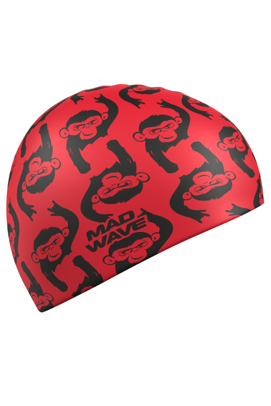Шапочка в бассейн Mad Wave Monkeys - фото 2