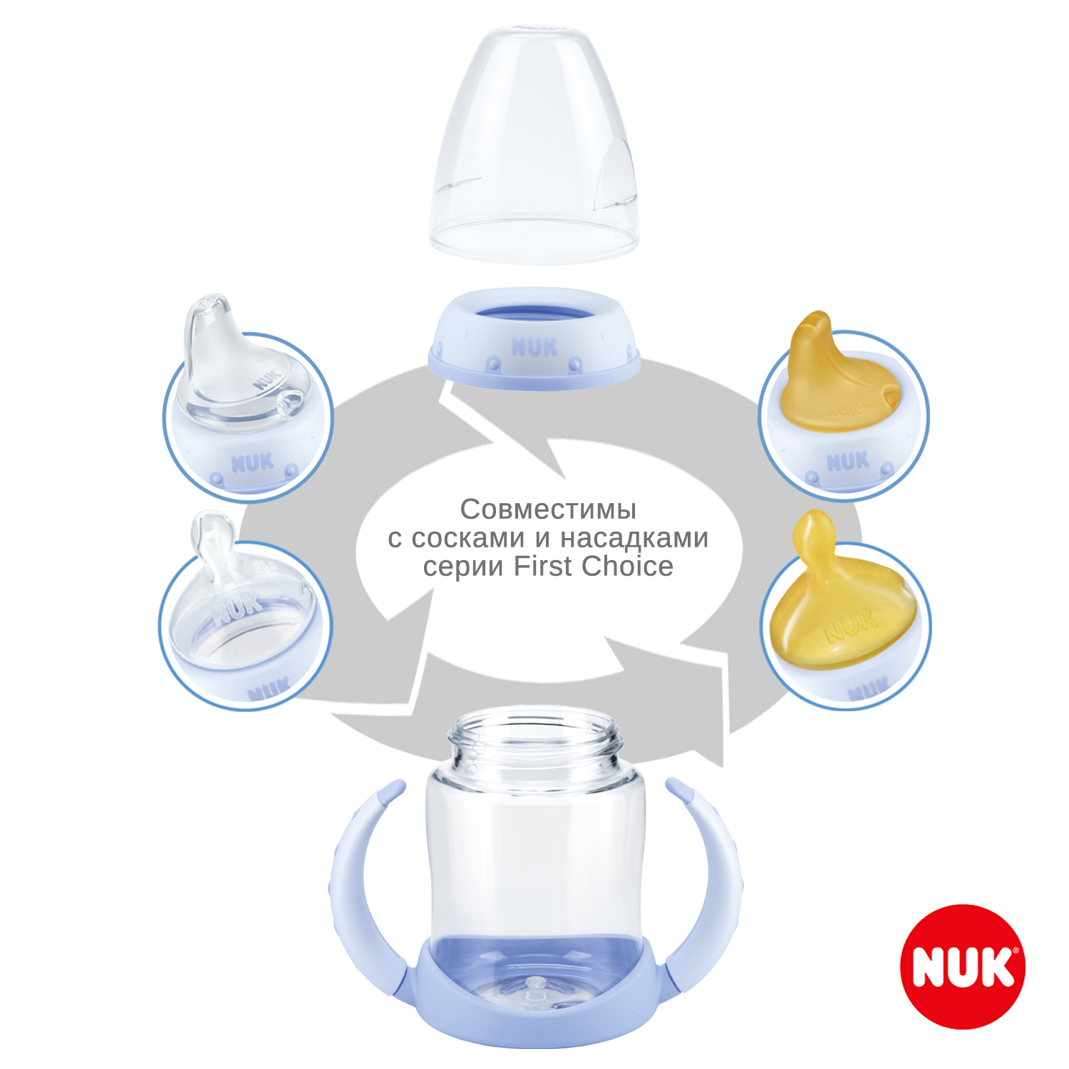 Бутылочка Nuk First Choise 150 мл - фото 5