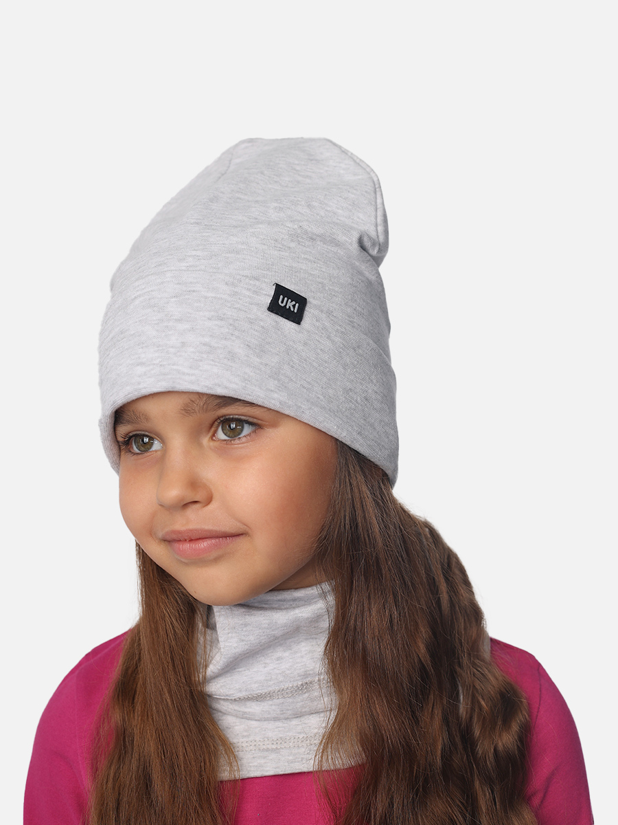 Шапка и снуд UKI KIDS 14spr23-056сер - фото 1