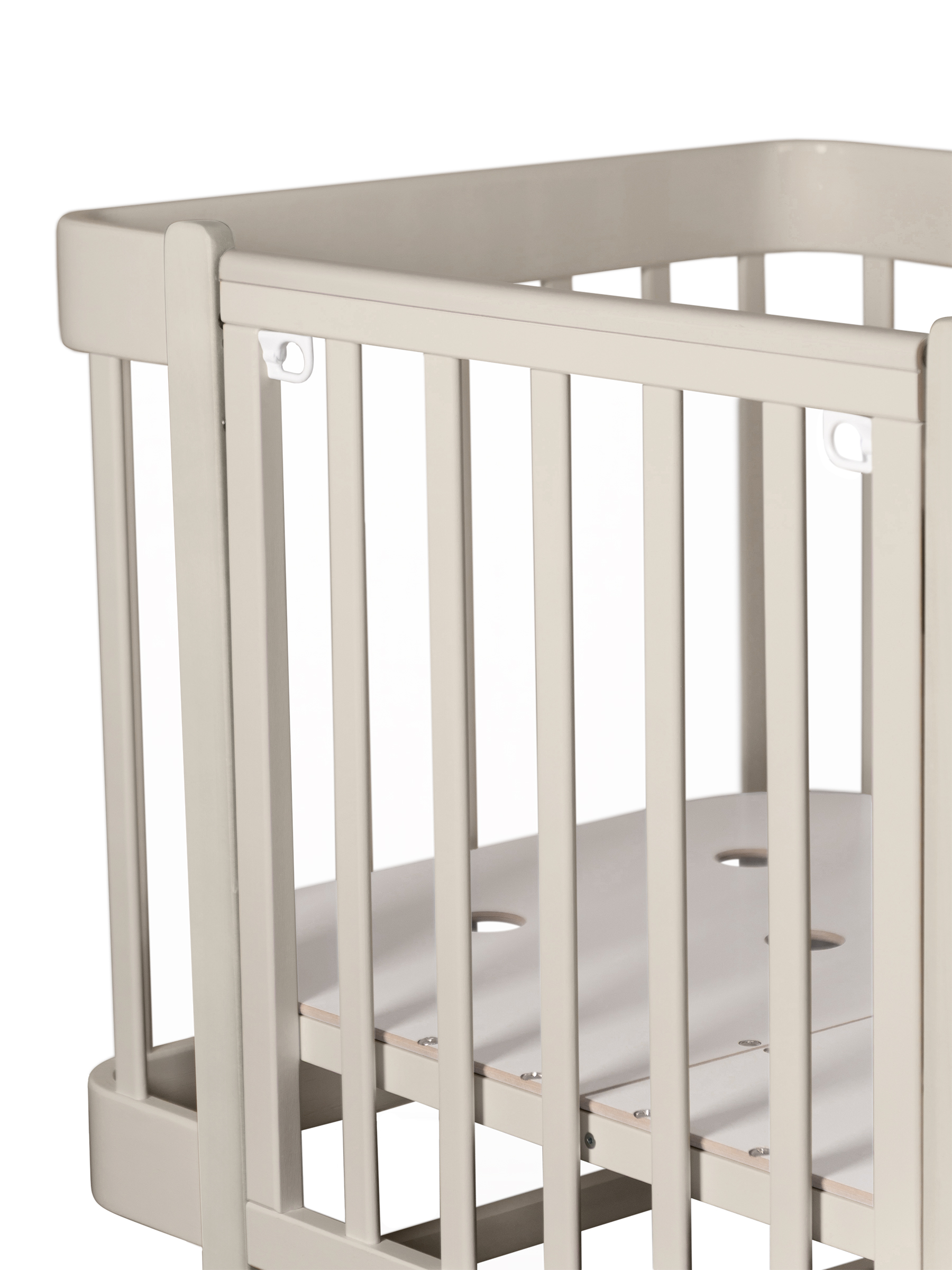 Детская кроватка Ingo Tiny кашемир-кашемир, продольный маятник - фото 12