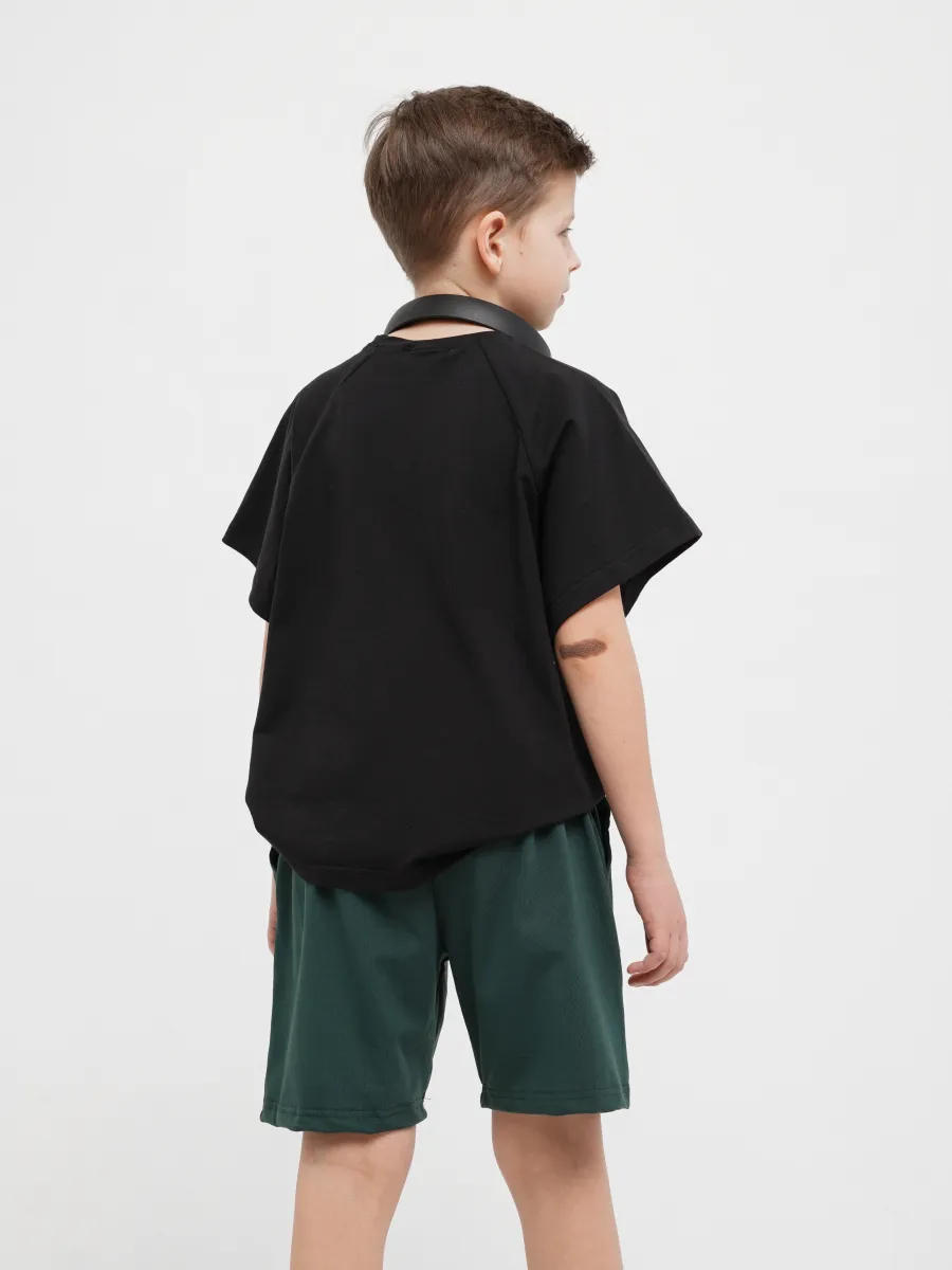 Шорты 3 шт Супер Пупс 3пр/шорты/черный/тмнсерый/тмнзеленый - фото 18