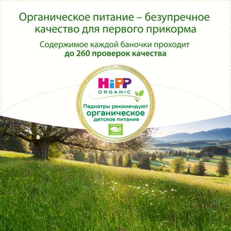 Пюре Hipp груша-зерновые хлопья 190 г с 6 месяцев