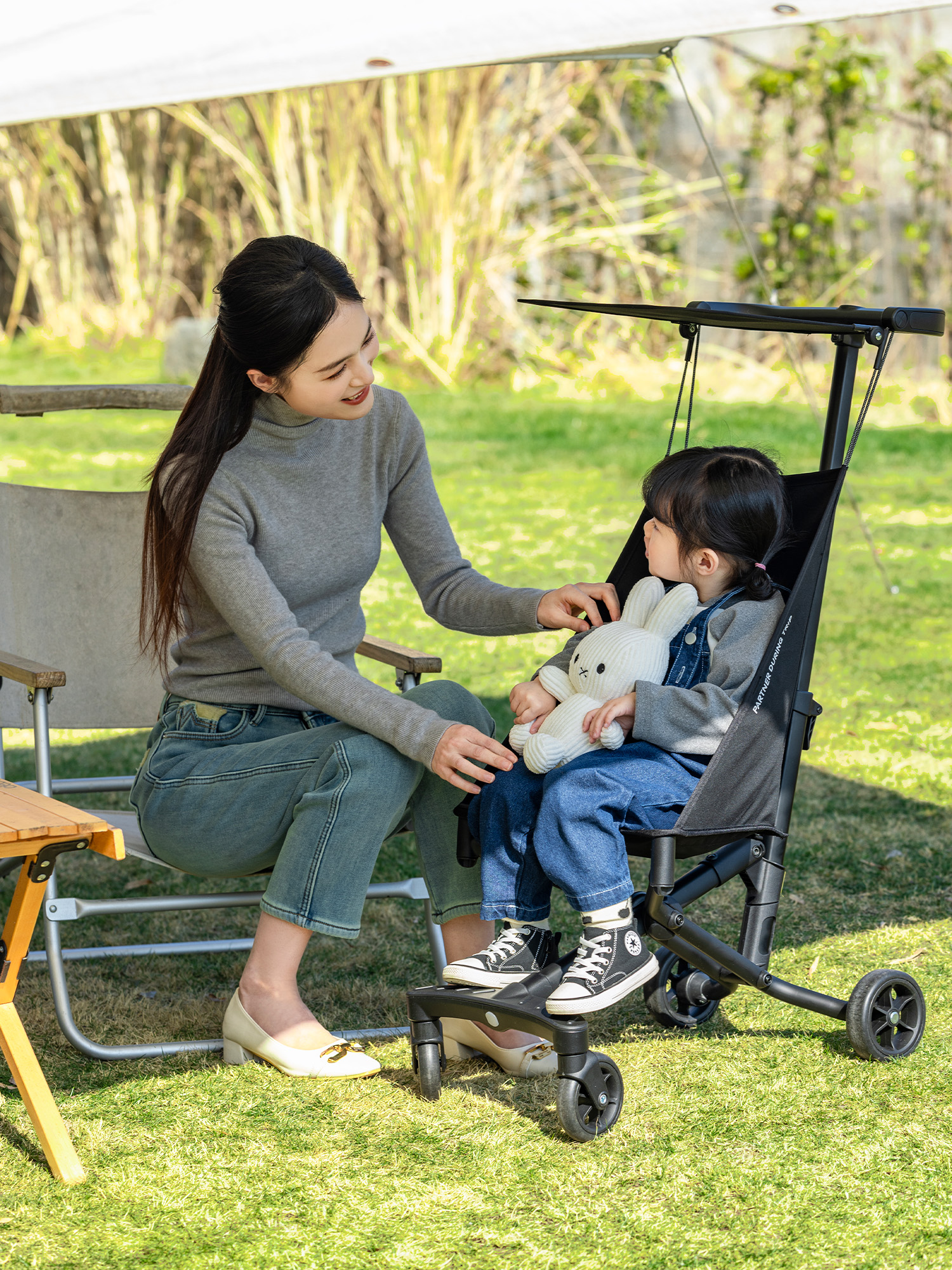 Коляска прогулочная QPLAY T18-4 золотой - фото 7