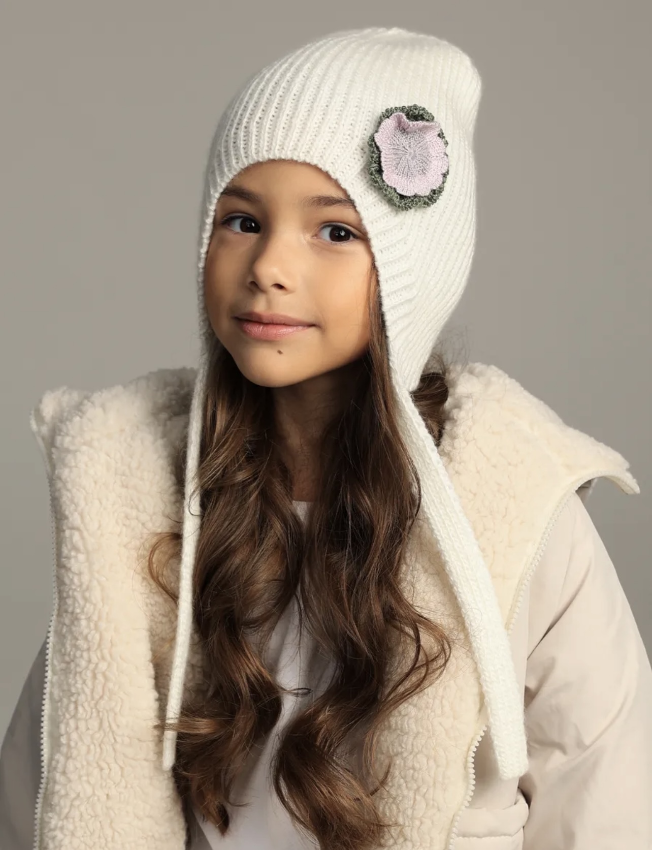 Шапка BRIOLLINI Чепчик детский Sweet terry, цвет молочный, размер 50-54 - фото 1