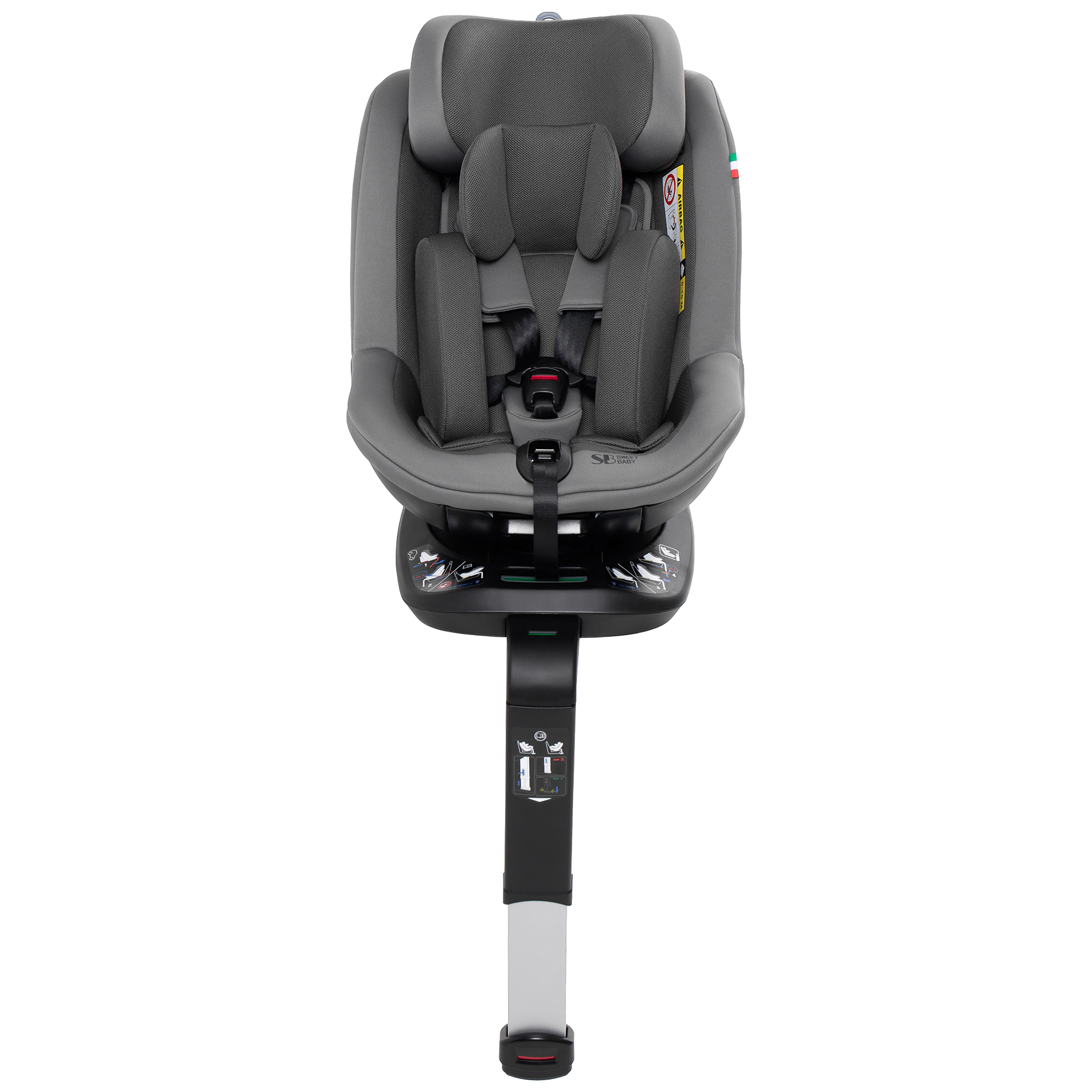 Автокресло Sweet Baby Odyssey B3 i-Size Dark Grey Isofix 0+/1 (0-18 кг) серый - фото 16