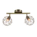 Люстра потолочная ESCADA 1128/2P E14*40W Antique brass