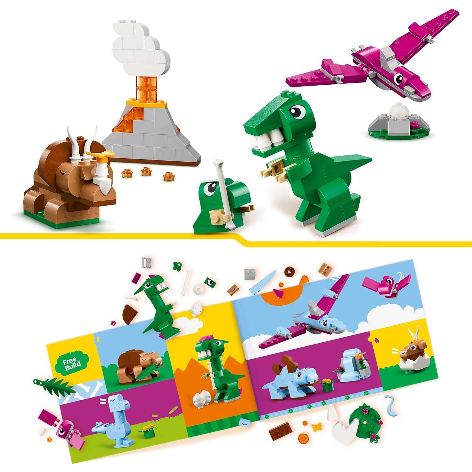 Конструктор LEGO Classic Творческие динозавры блочный - фото 5