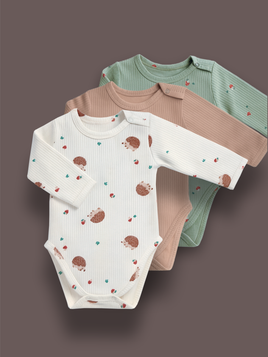 Боди 3 шт ШВЕЙНЫЕ ИСТОРИИ бодиежики - фото 1