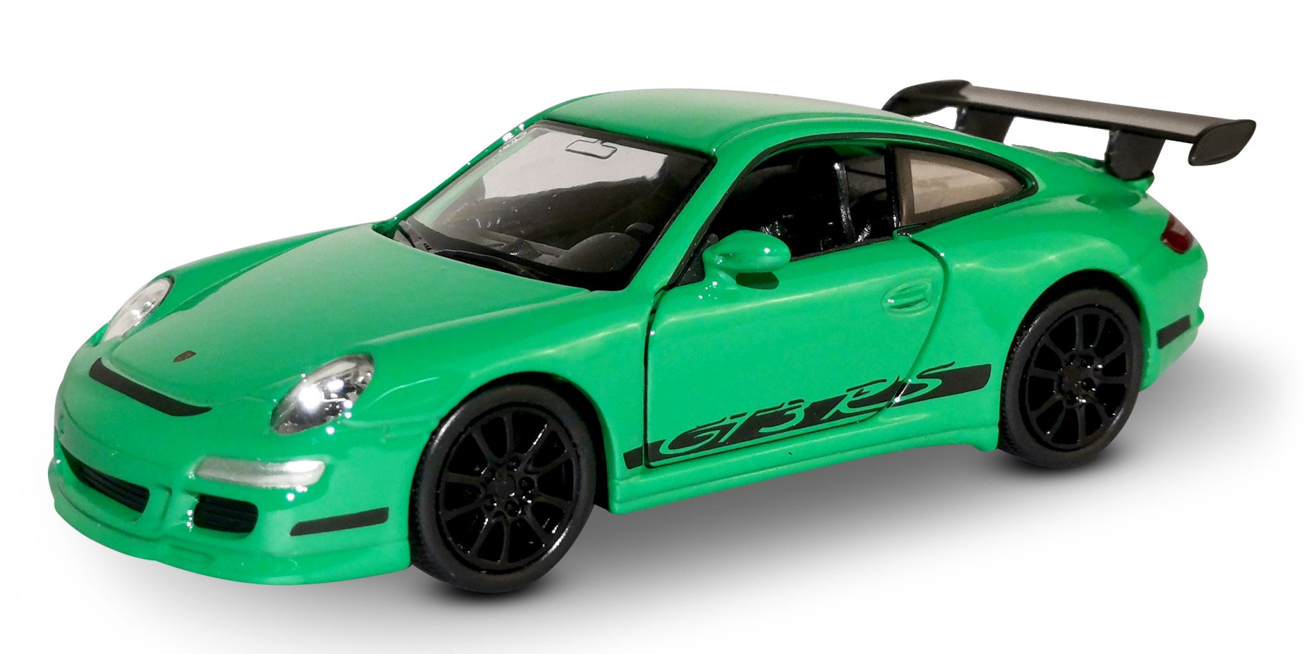 Автомобиль Welly Porsche 42397Wзеленый - фото 1