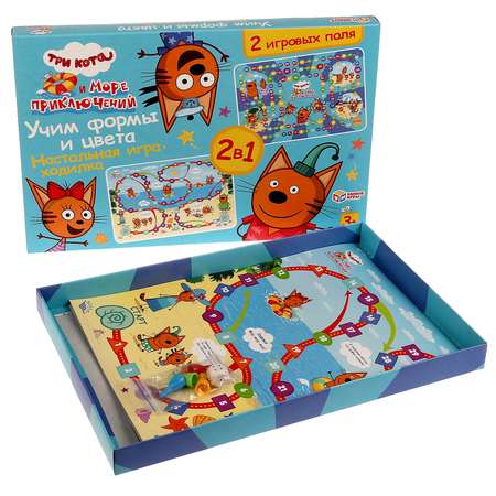 Настольная игра Умные игры Формы и цвета Три кота