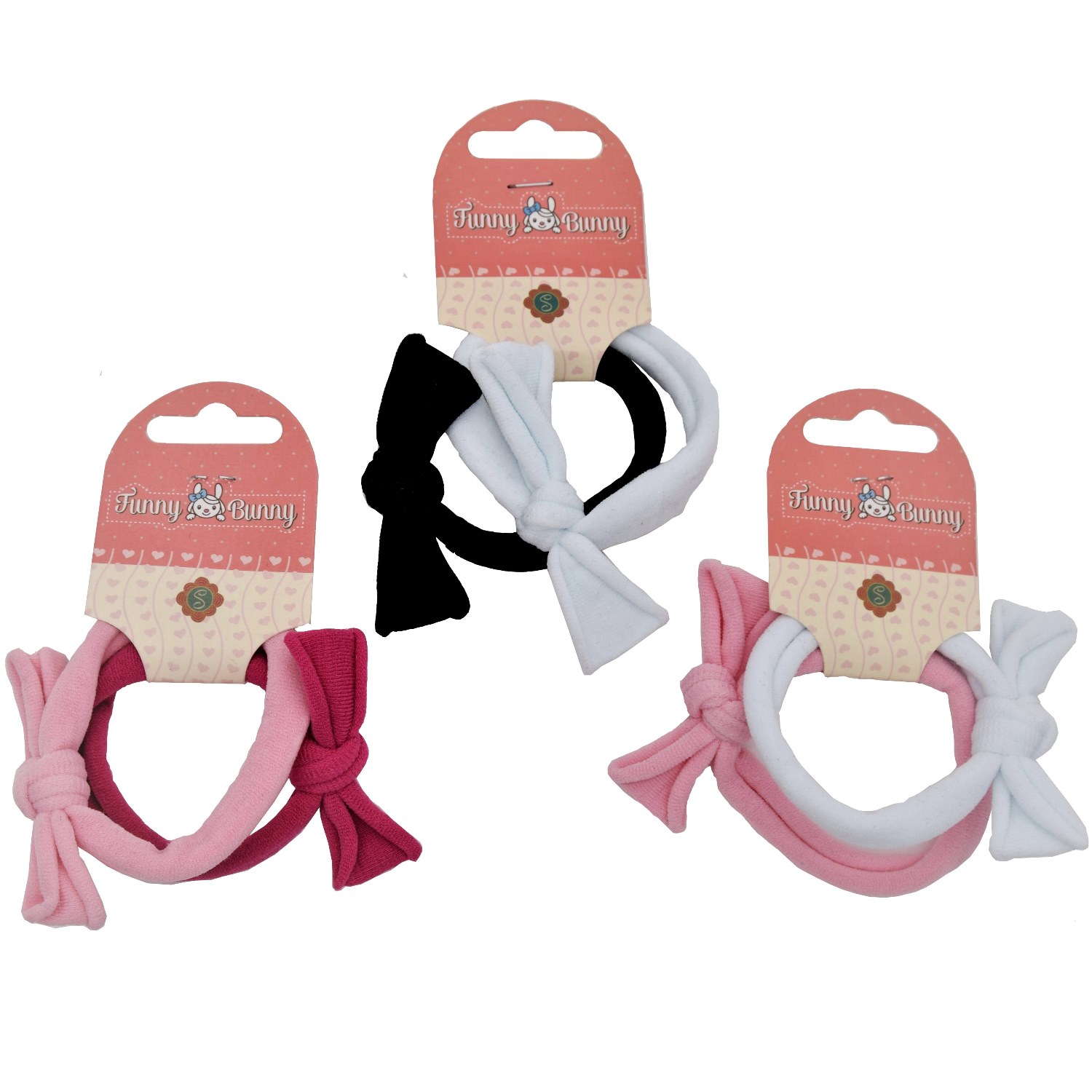 Резинка для волос Funny bunny 2шт в ассортименте NFB1-70 FUNNY BUNNY NFB1-70 - фото 1