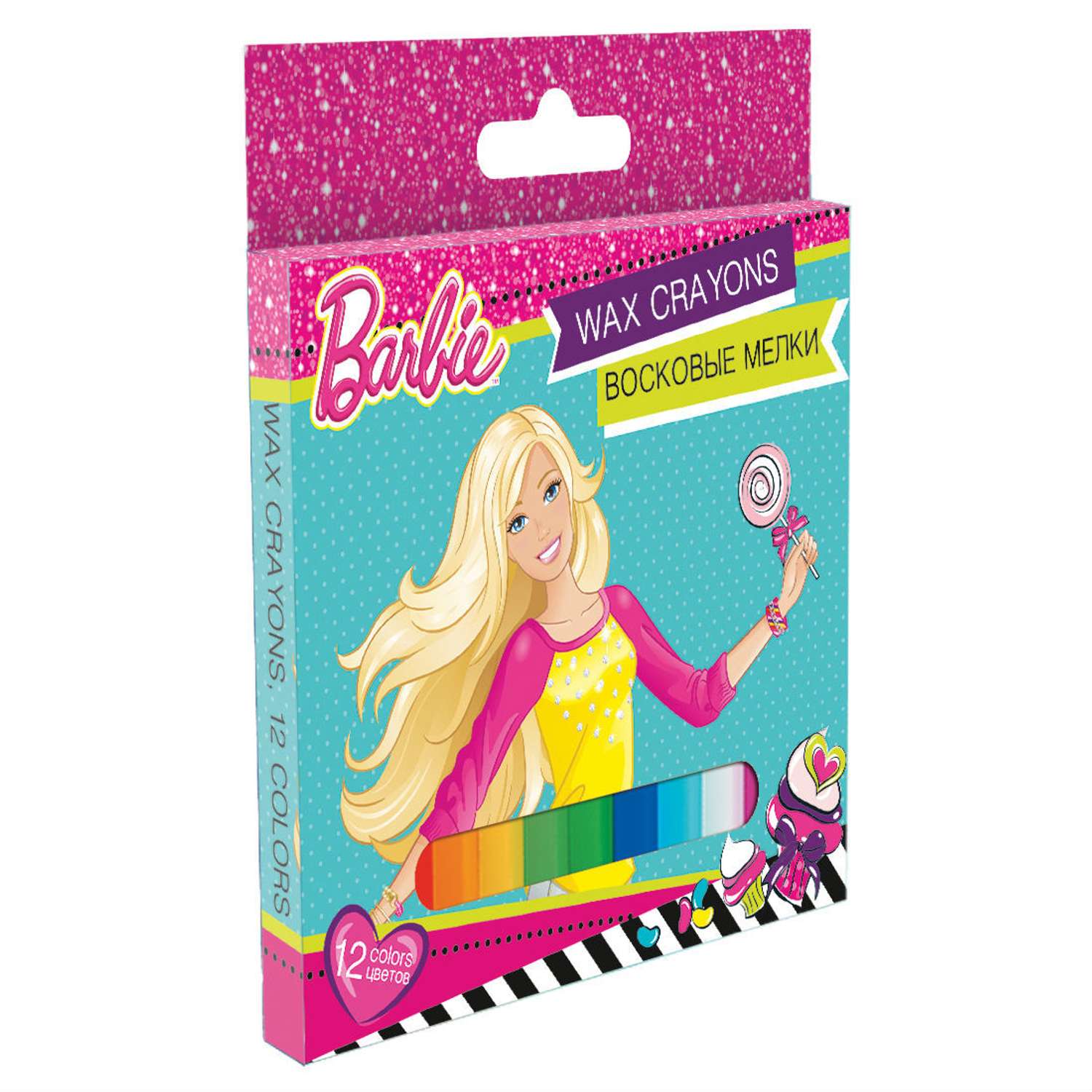 Восковые мелки Kinderline 12 шт. - фото 1